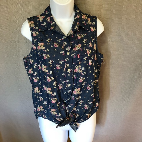 Levi’s Sleeveless, Floral design - Picture 1 of 6